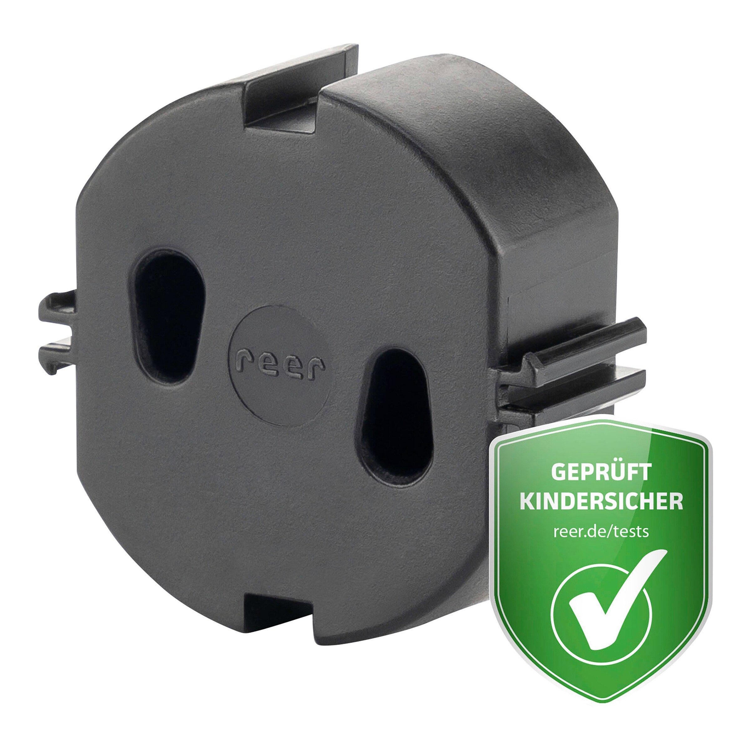 reer 20er-Pack Steckdosenschutz schwarz