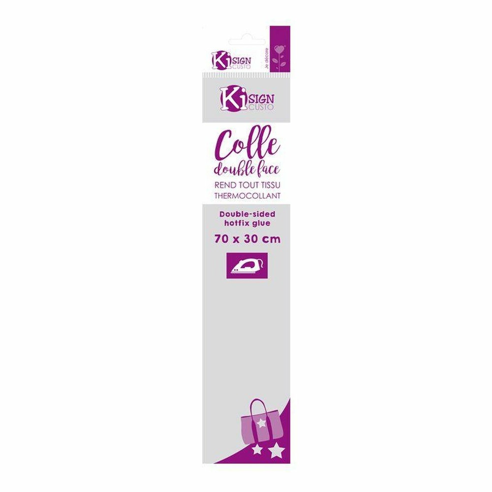 Thermocollant double face - 2 feuilles 70 x 30 cm