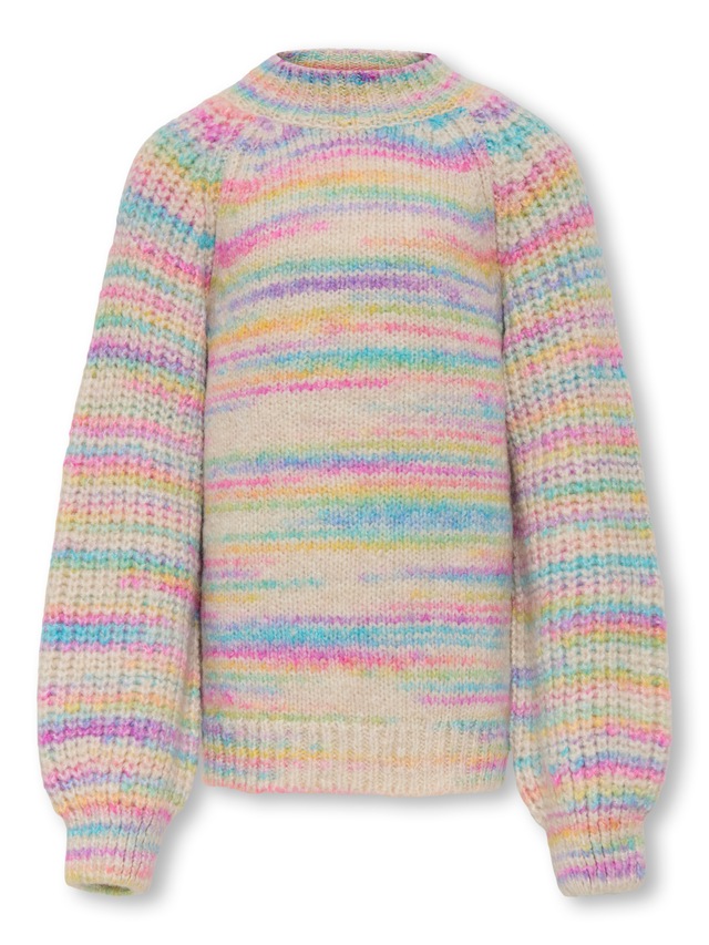 KIDS ONLY Strickpullover »KOGCARMA-LIA L/S O-NECK CP KNT«