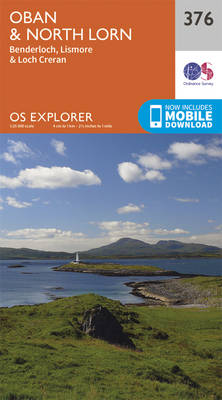 Oban and North Lorn - OS Explorer Map 376 (Sheet map, folded)