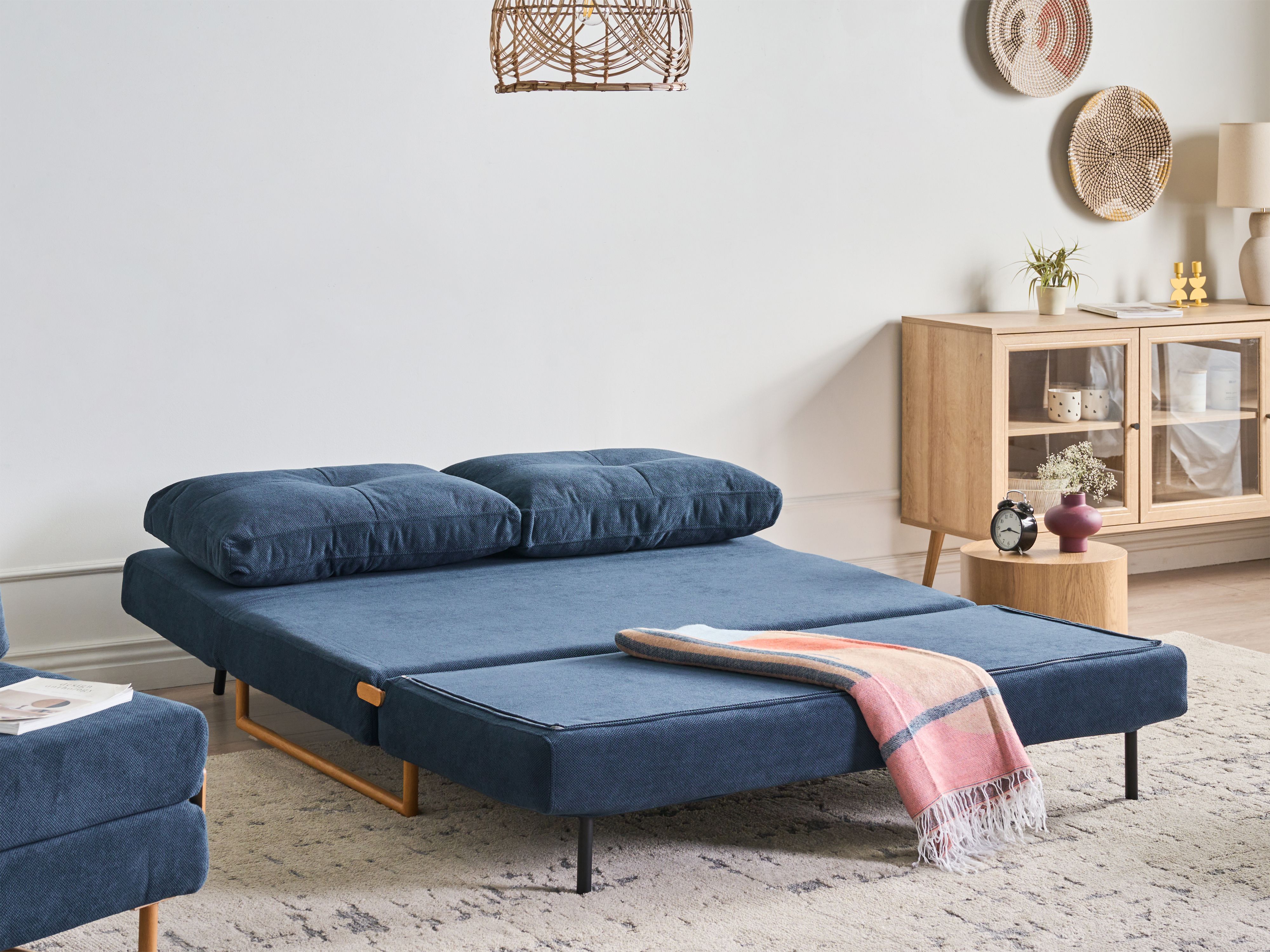 Bankenset 6-zits JERSLEV Stof Blauw