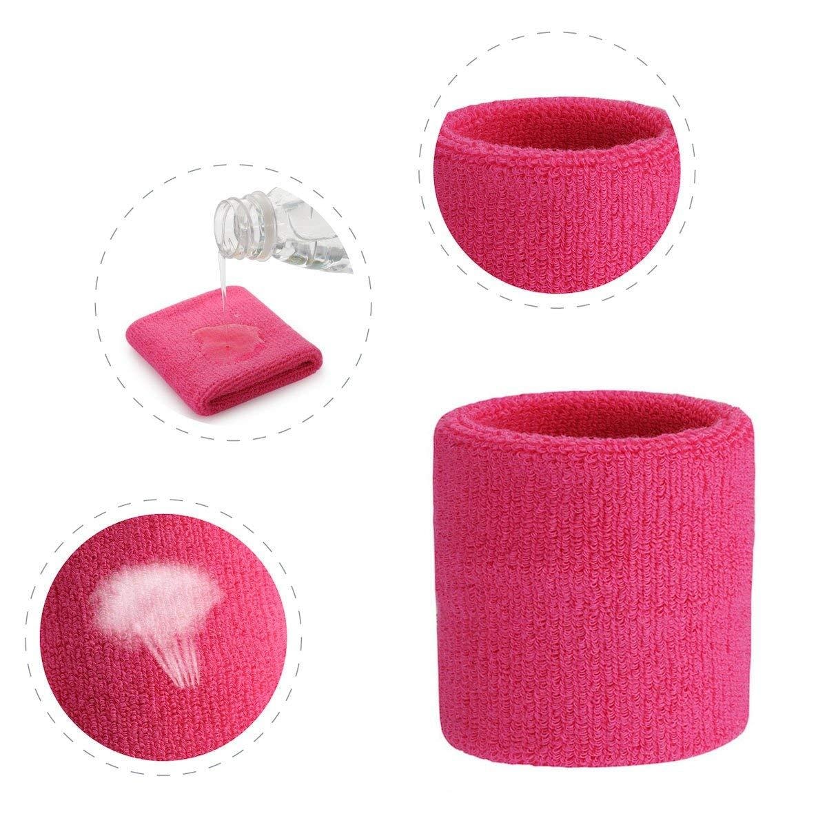 Pannebånd og armbåndsett 3 deler Rosa