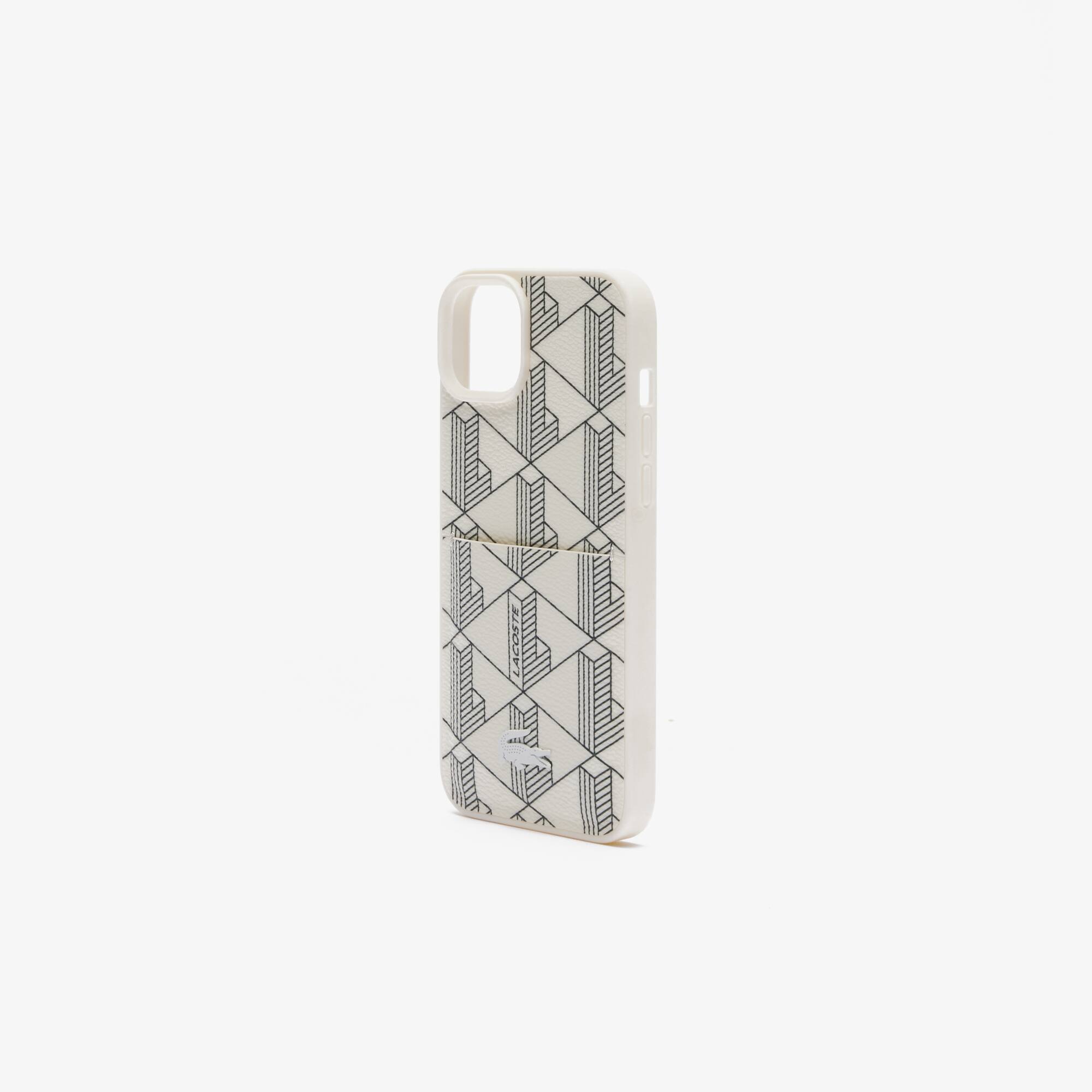 Coque iPhone 15 Max The Blend imprimé crocodile Coques iPhone - Blanc - Lacoste - Unisex