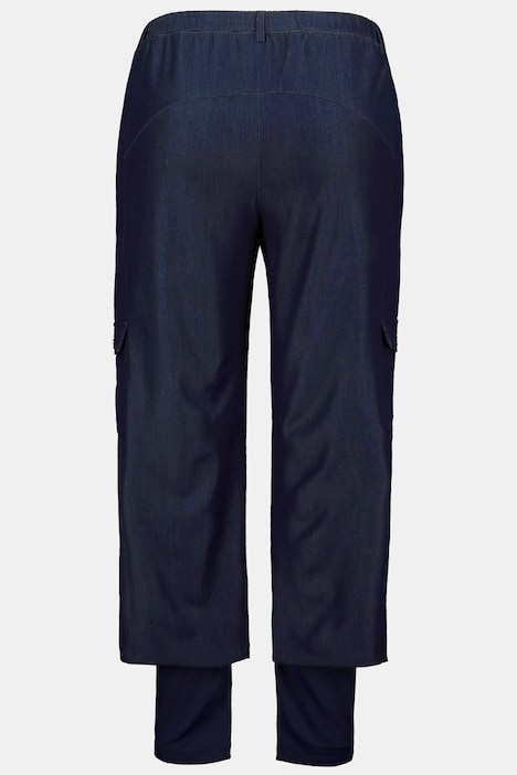 Doublelayer-Hose, integrierte Leggings, Druckknopf