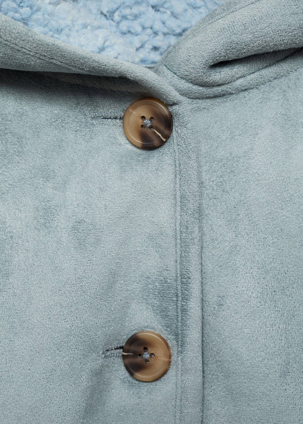 Mango Kids winterjas middenblauw
