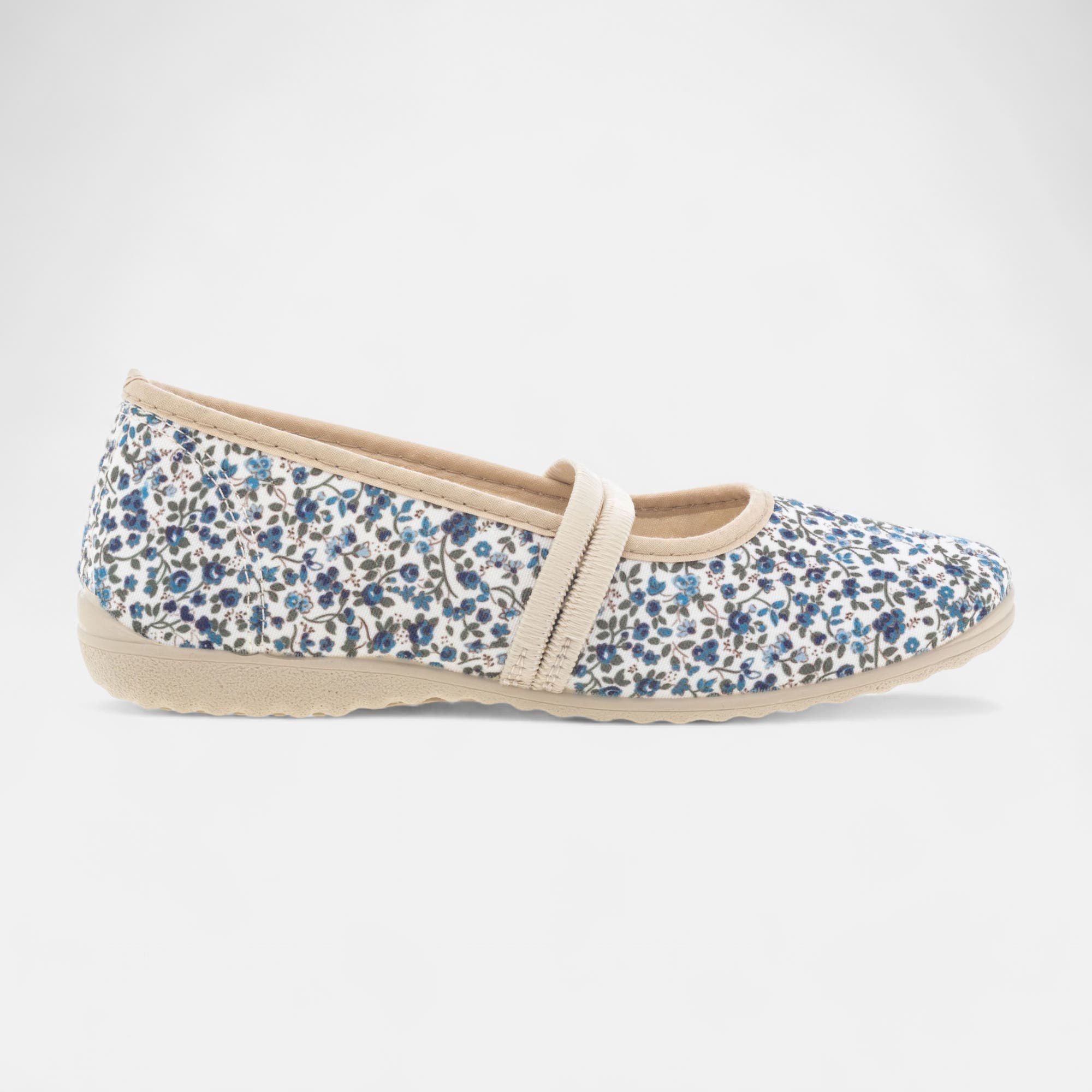 Chaussons ballerines Femme bleu