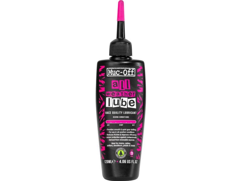 Muc-Off Schmiermittel All Weather Lube 120 ml Synthetisches Hochleistungsschmiermittel