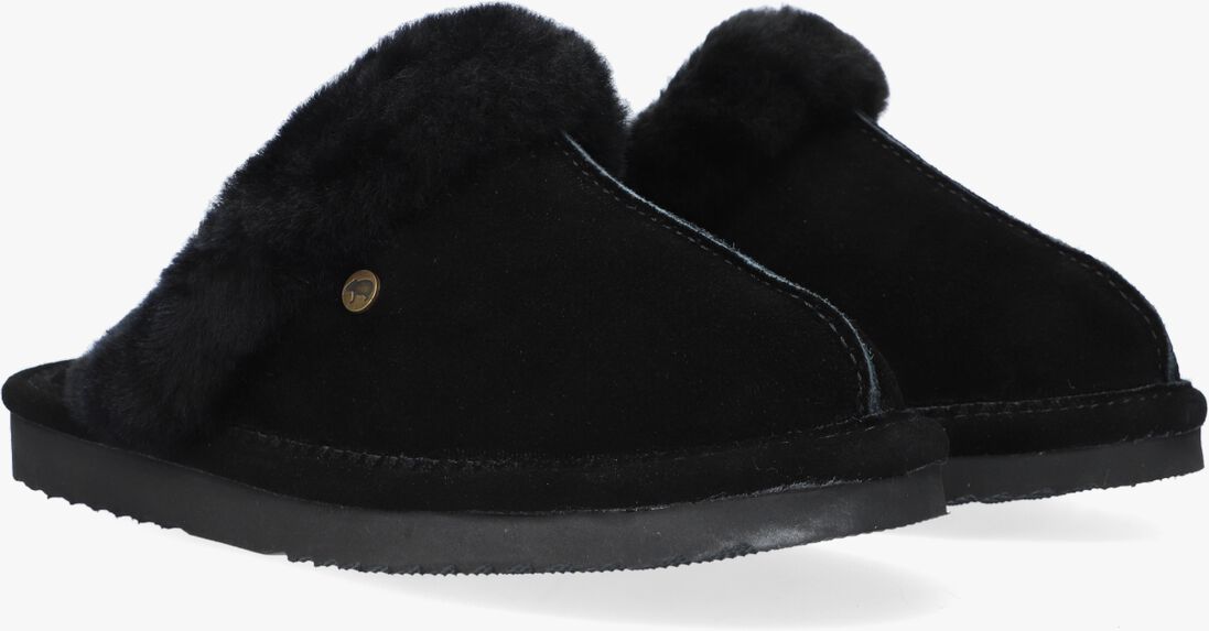 WARMBAT zwarte warmbat pantoffels lismore