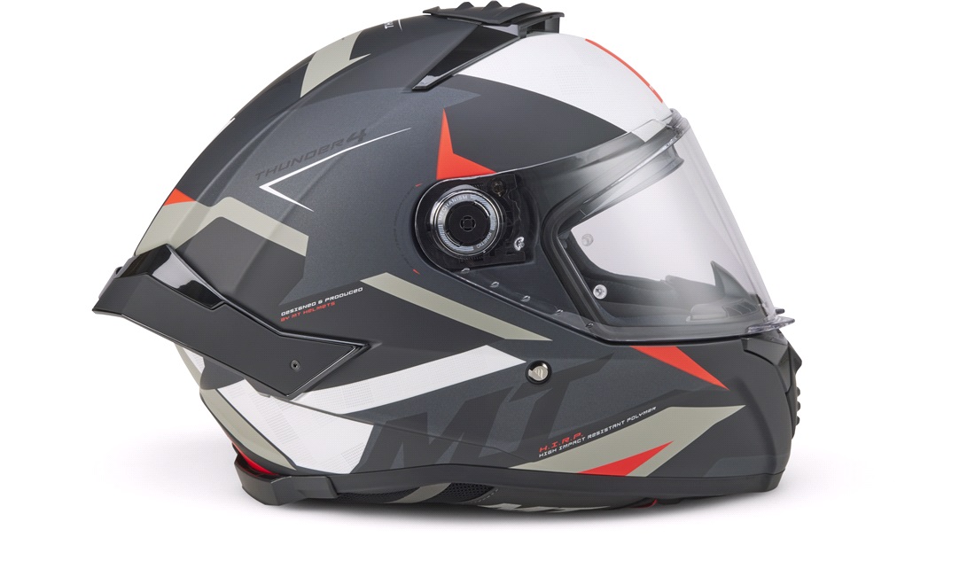 Styrthjelm fullface MT Thunder 4 SV Exeo B5 mat antracit/rød str. XL
