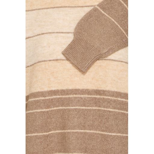 Fransa Ellis Striktrøje, Walnut Melange, XXL