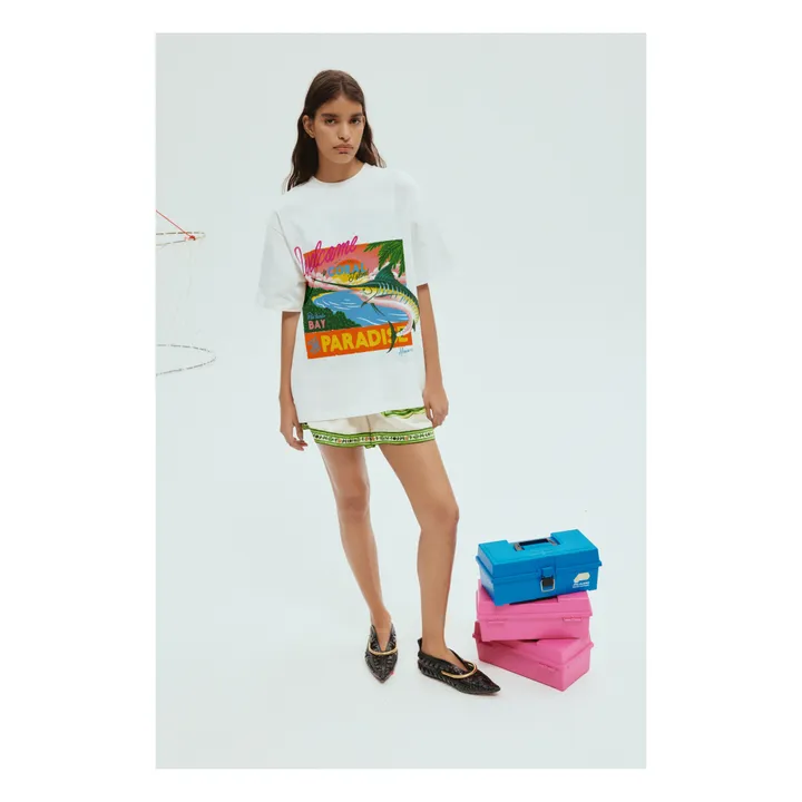 Alémais T-shirt Coral Bay Coton Bio | Ecru