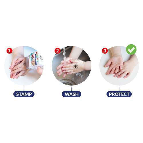 STOP-CORONA MICROBAN® protect KIDS STAMP