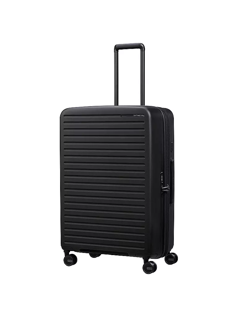 SAMSONITE Trolley  RESTACKD SPINNER 75cm erweiterbar black schwarz