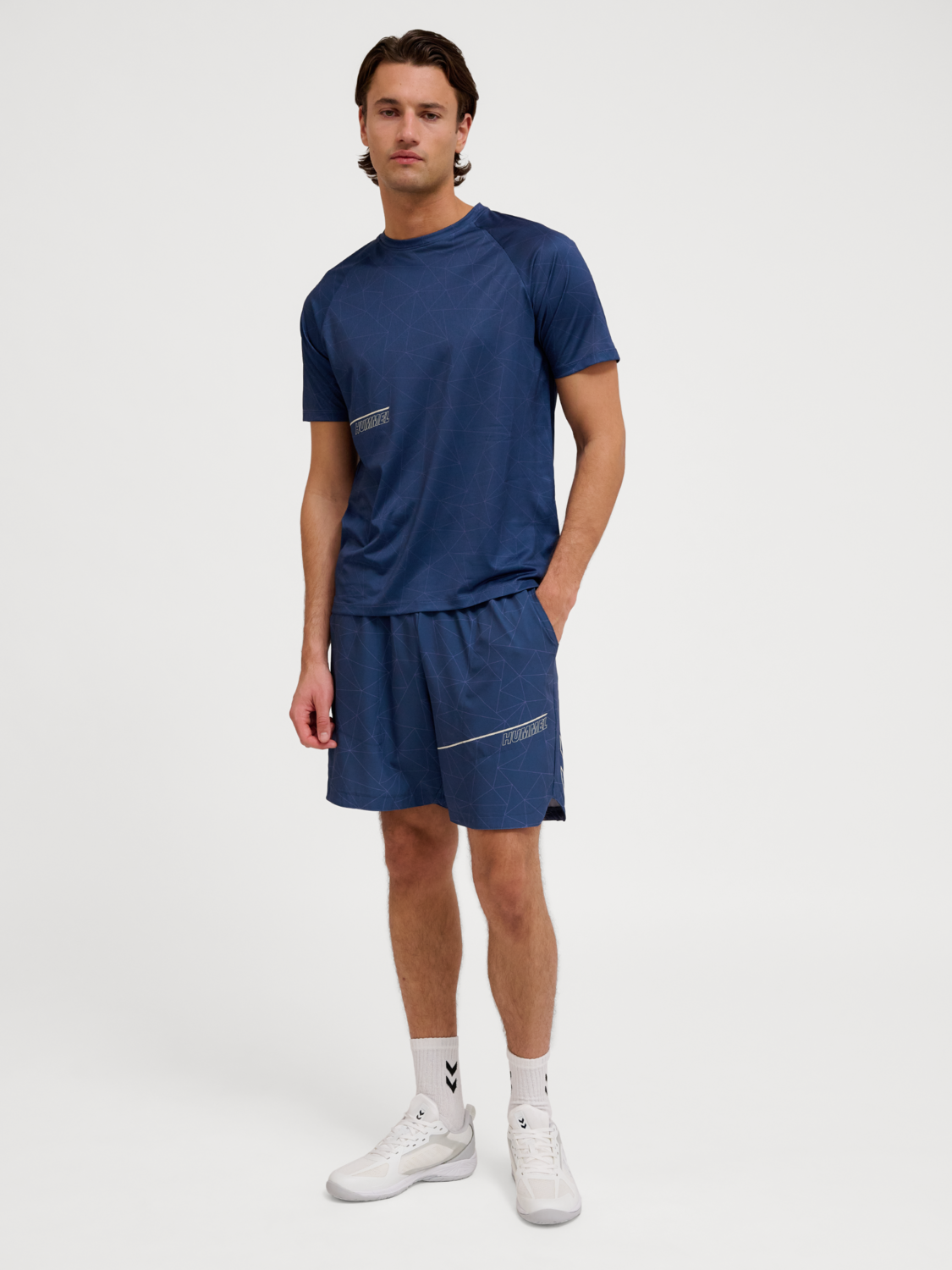hmlCOURT AOP POCKET SHORTS