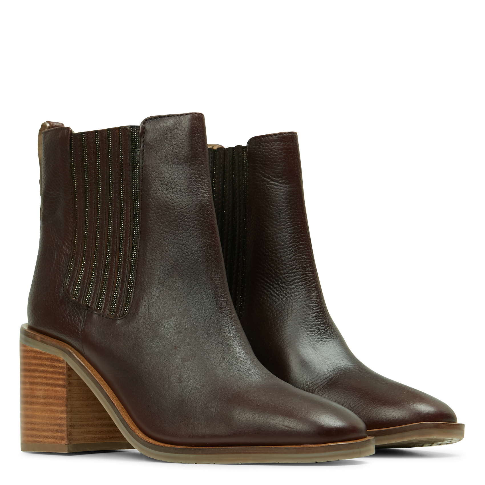LUDY - Bottines en cuir | Rouge