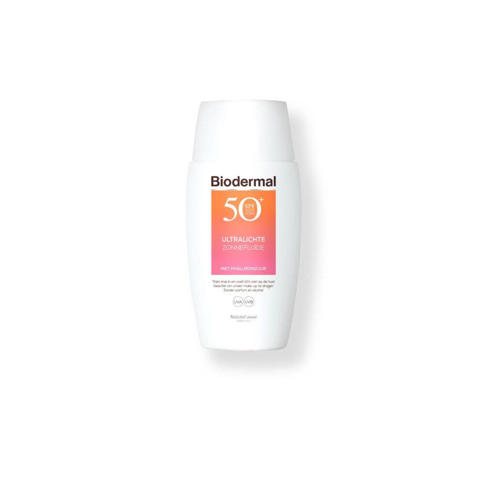 2x Biodermal Ultralichte Zonnefluide SPF 50+40 ml