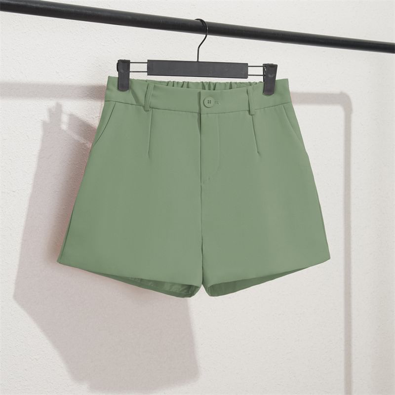 Triplgold - Effen korte jurk met elastische taille