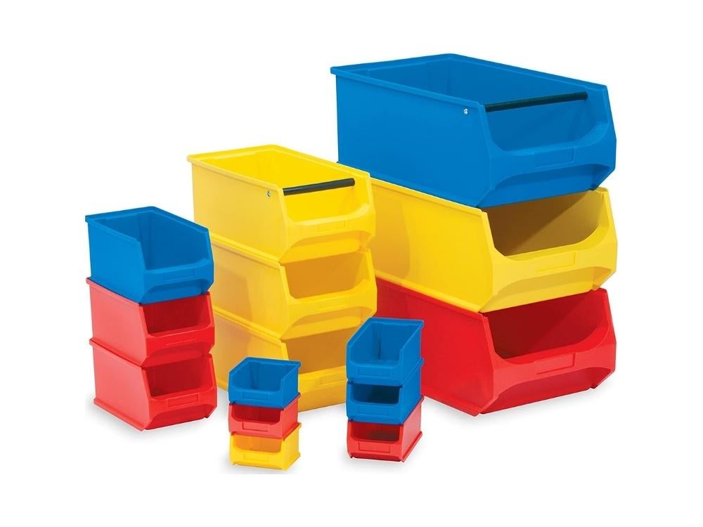 PROREGAL Grijze opbergbox 5,0 HxBxD 20 x 30 x 50 cm 21,8 liter Opbergbak Opbergbox Opbergbox assortiment Sorteerbak
