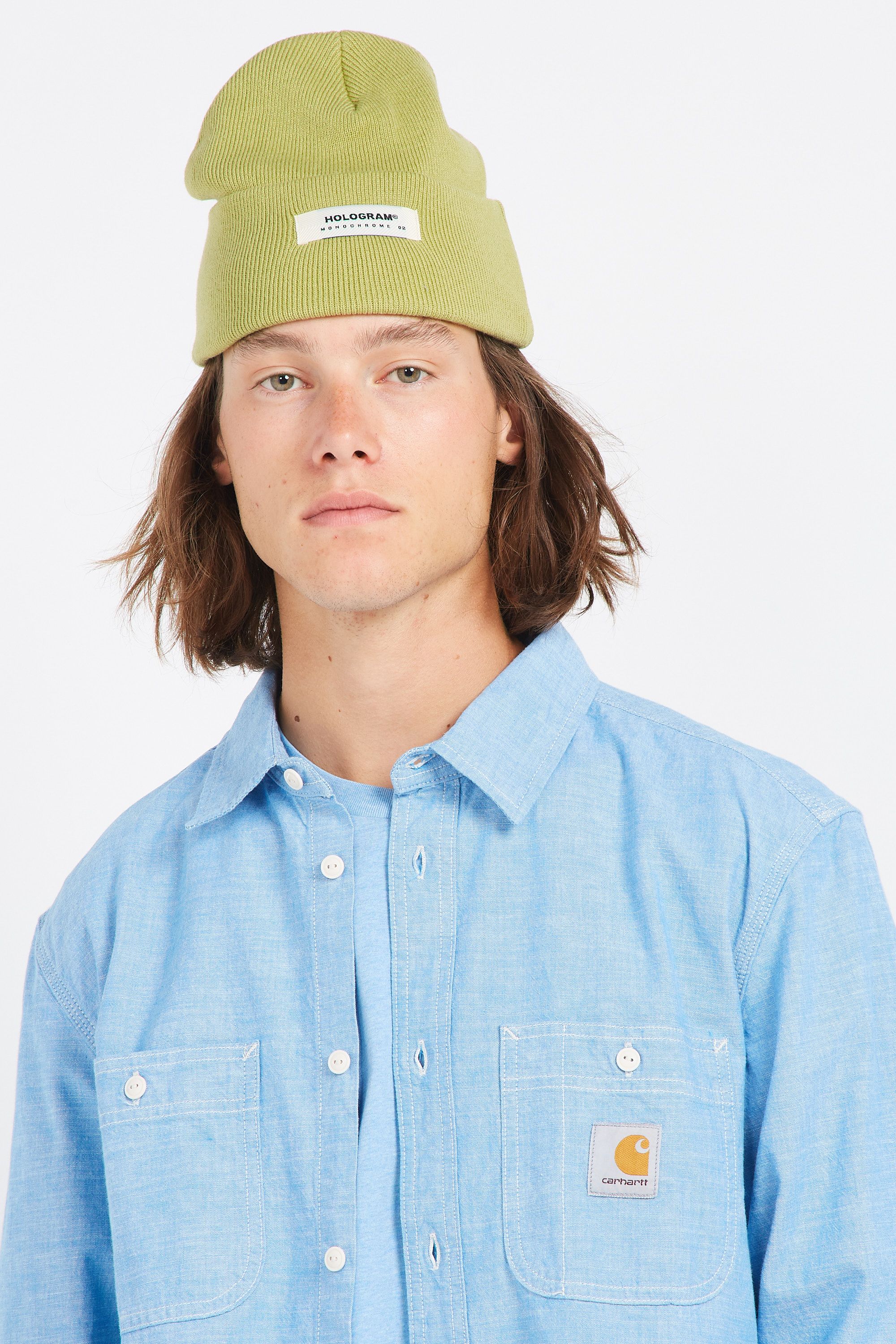 Hologram Bonnet Monogram Vert