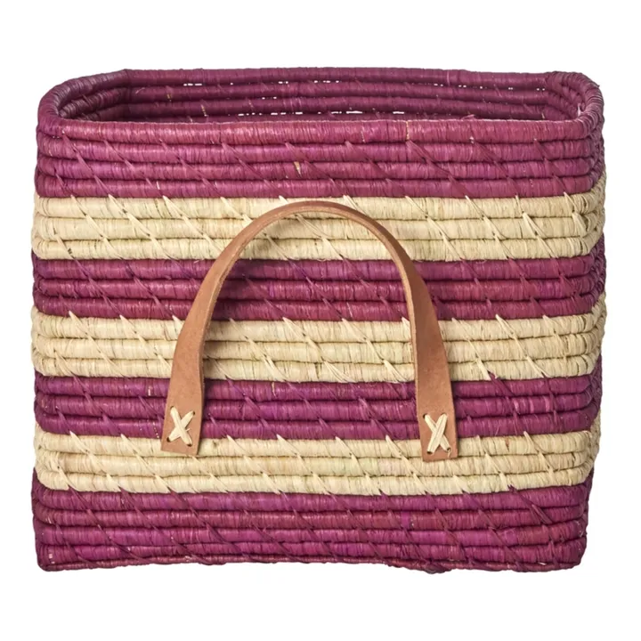 Rice Panière de rangement  | Aubergine
