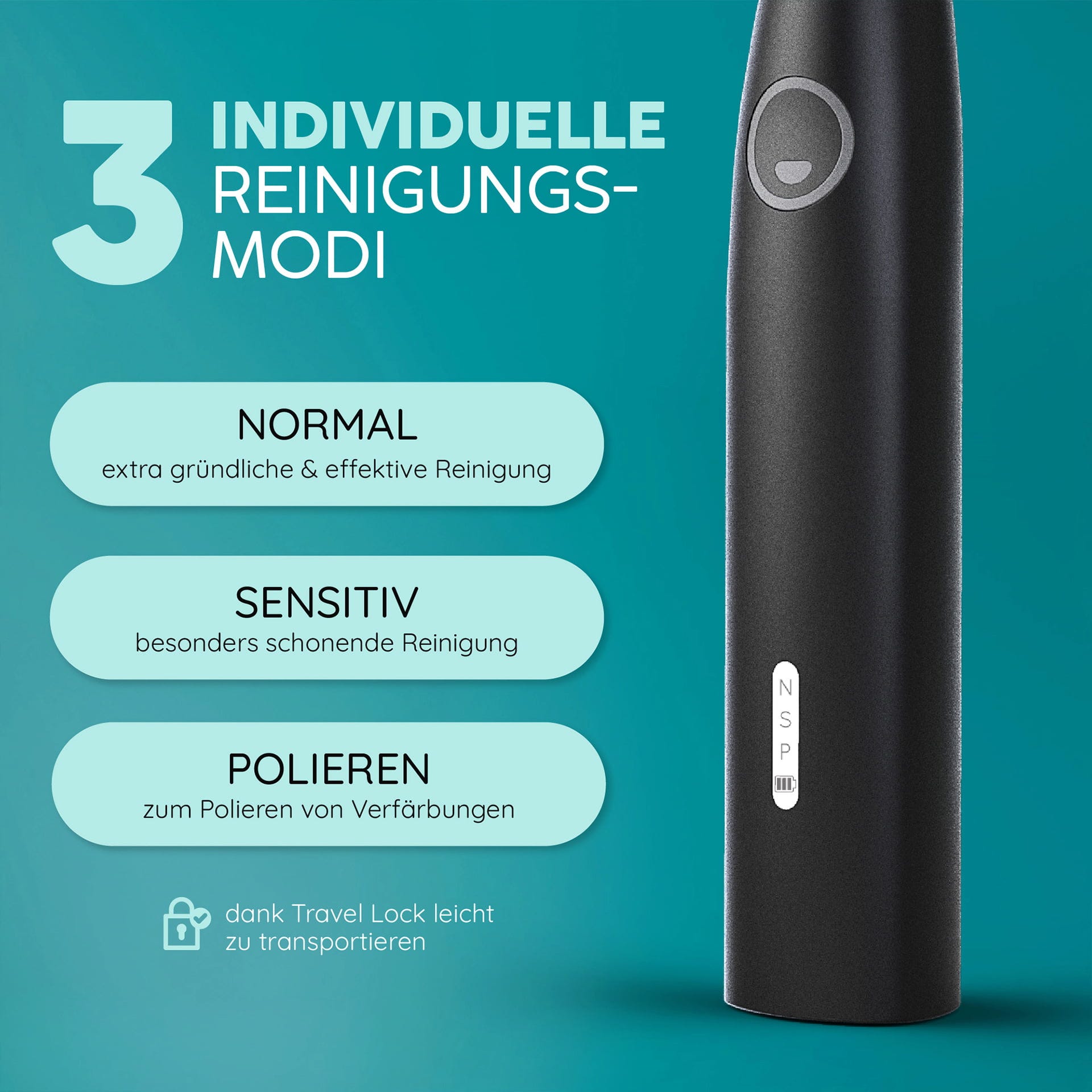 happybrush  ECO VIBE 3+ StarterKit AllBlack