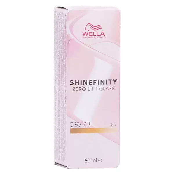 Wella Professionals Shinefinity Zero Lift Glaze Coloração Semi-Permanente para Cabelo 09/73 Caramelo ao Leite 60ml
