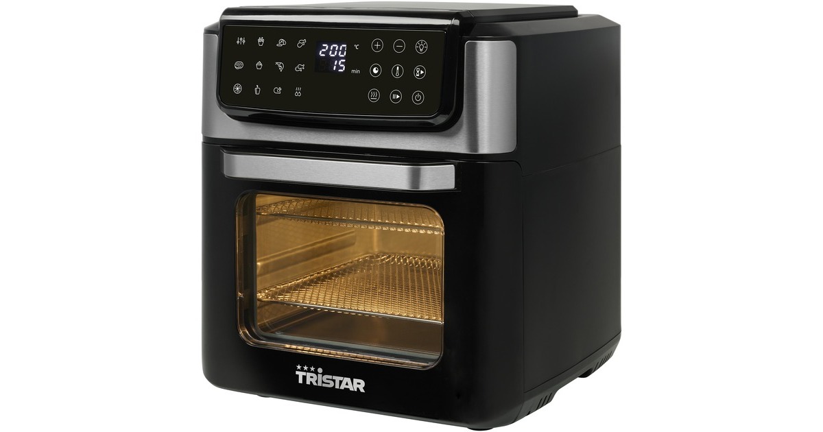 TristarAirfryer Oven FR-9068 heteluchtfriteuse  (Zwart, 12 liter)