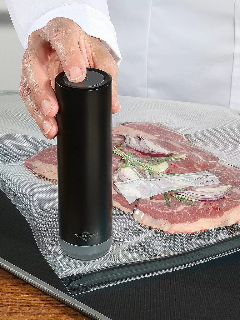 KÜCHENPROFI Vakuumpumpe EASYFRESH elektrisch Schwarz  schwarz