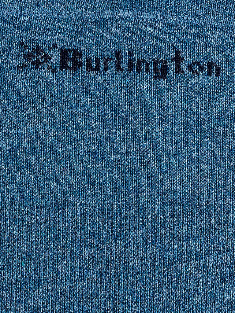 BURLINGTON Herren Sneaker Socken EVERYDAY 2-er Pkg. 40-46 light jean blau