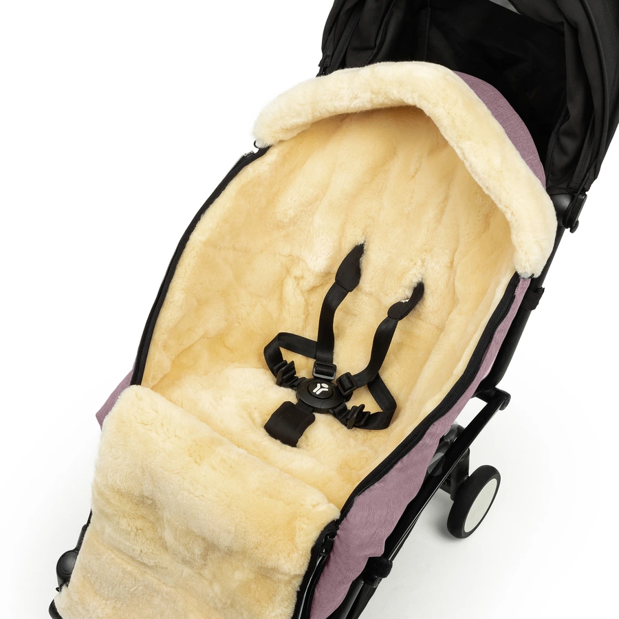 Werner Christ Baby Lammfellfußsack LADIS rose