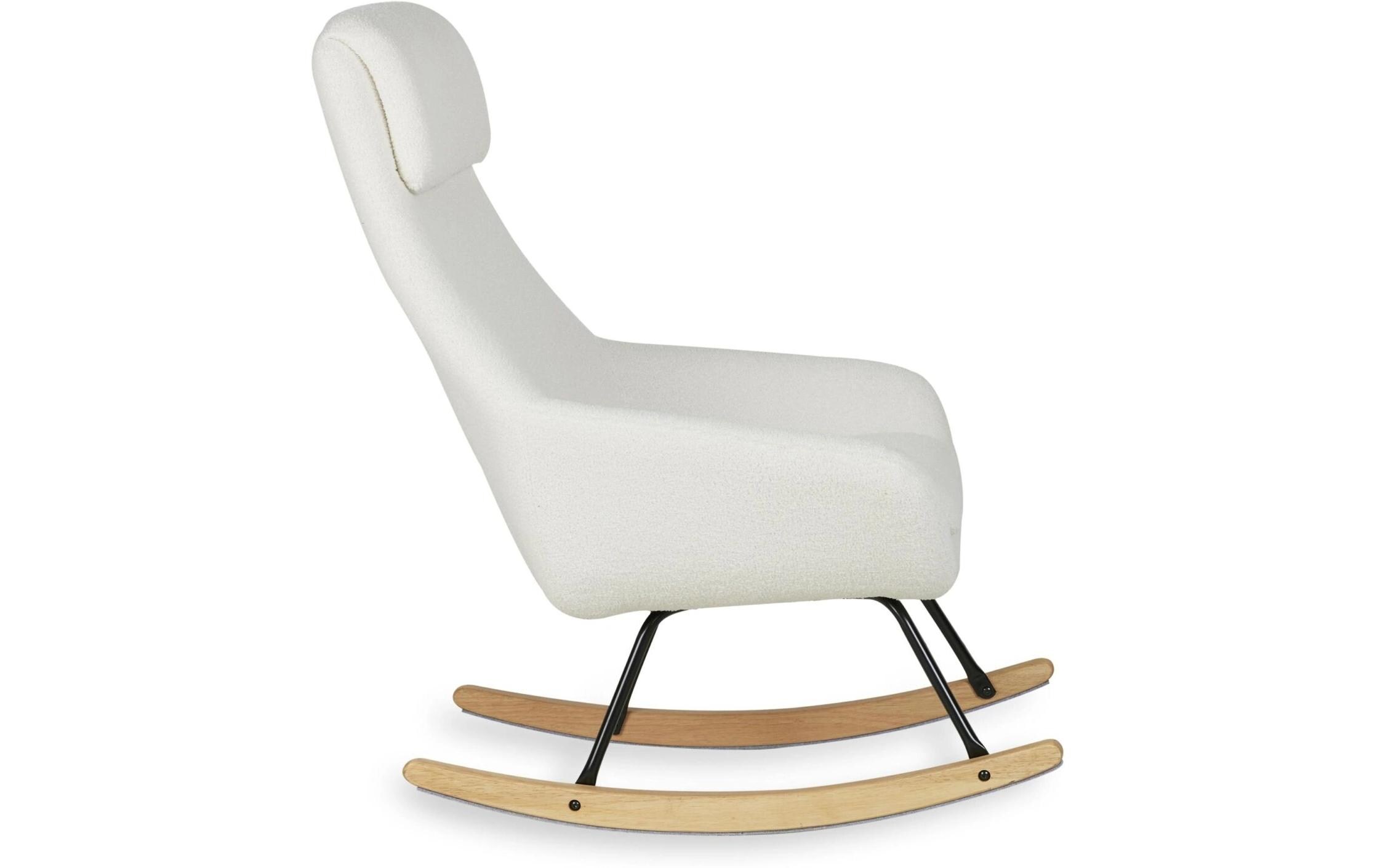 Schaukelstuhl Nordic Sheep Cream<br>Entspannt das Baby stillen und in Schlaf wiegen
