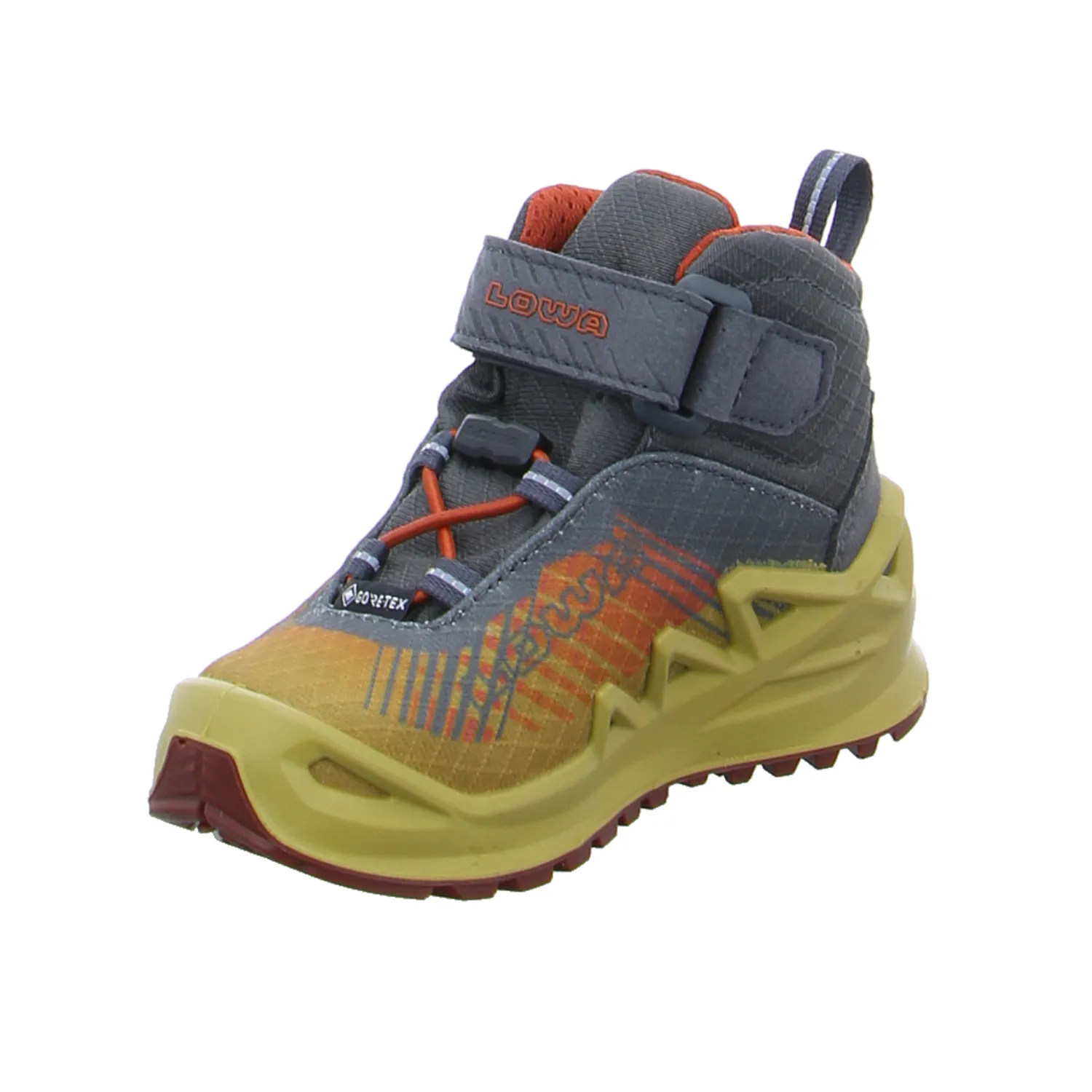 LOWA Kinder-Wanderschuhe Khaki Synthetik