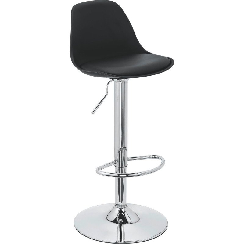 Tabouret réglable Kocy - pied chromé