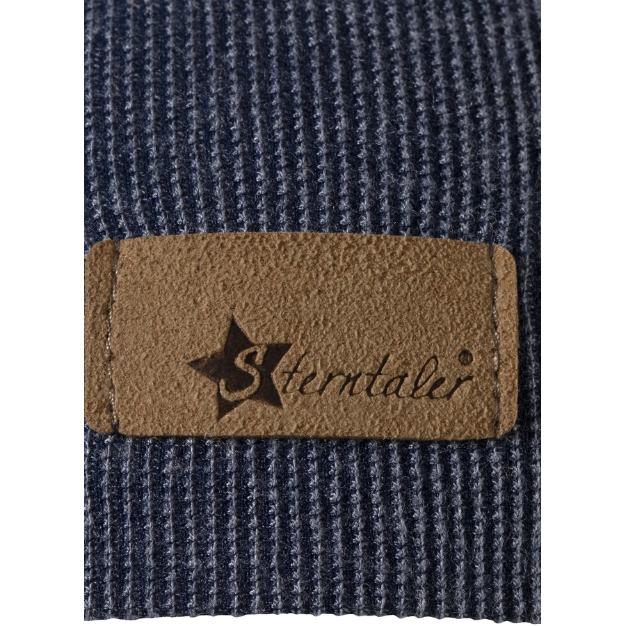 Sterntaler Slouch-Beanie Rippen marine