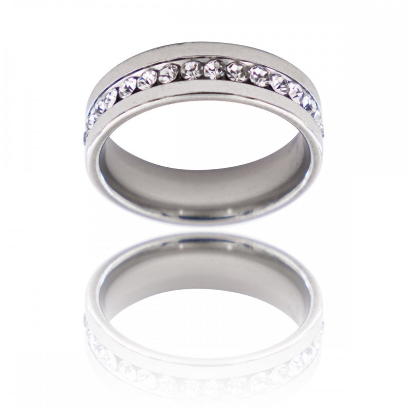 Bague Anneau Femme Acier HESTIA