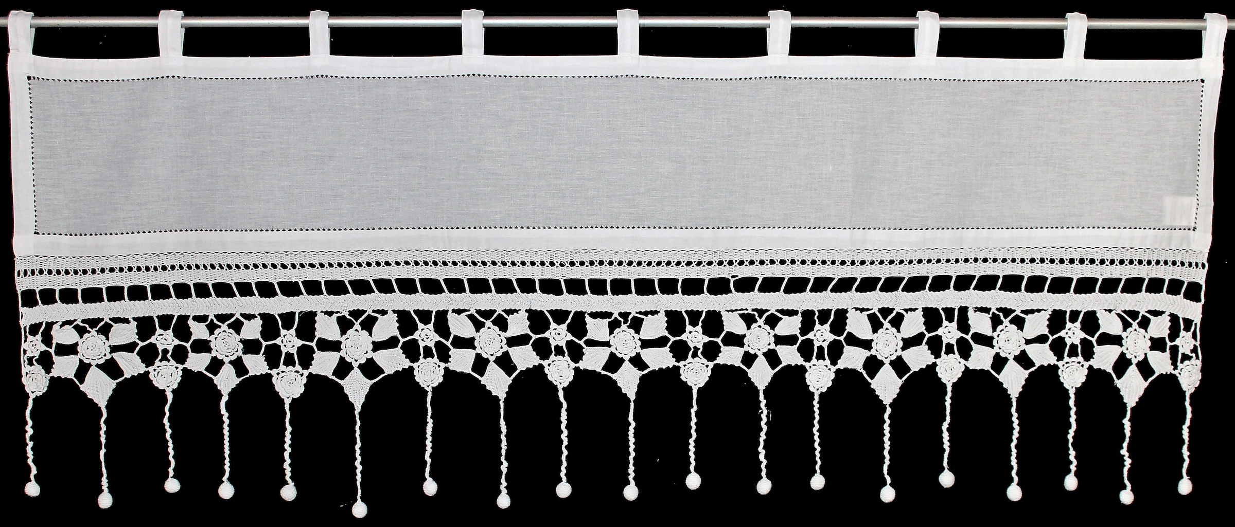 HOSSNER - ART OF HOME DECO Querbehang »Grossglockner« Schlaufen 1 Stk. tlg. HxB: 50x125