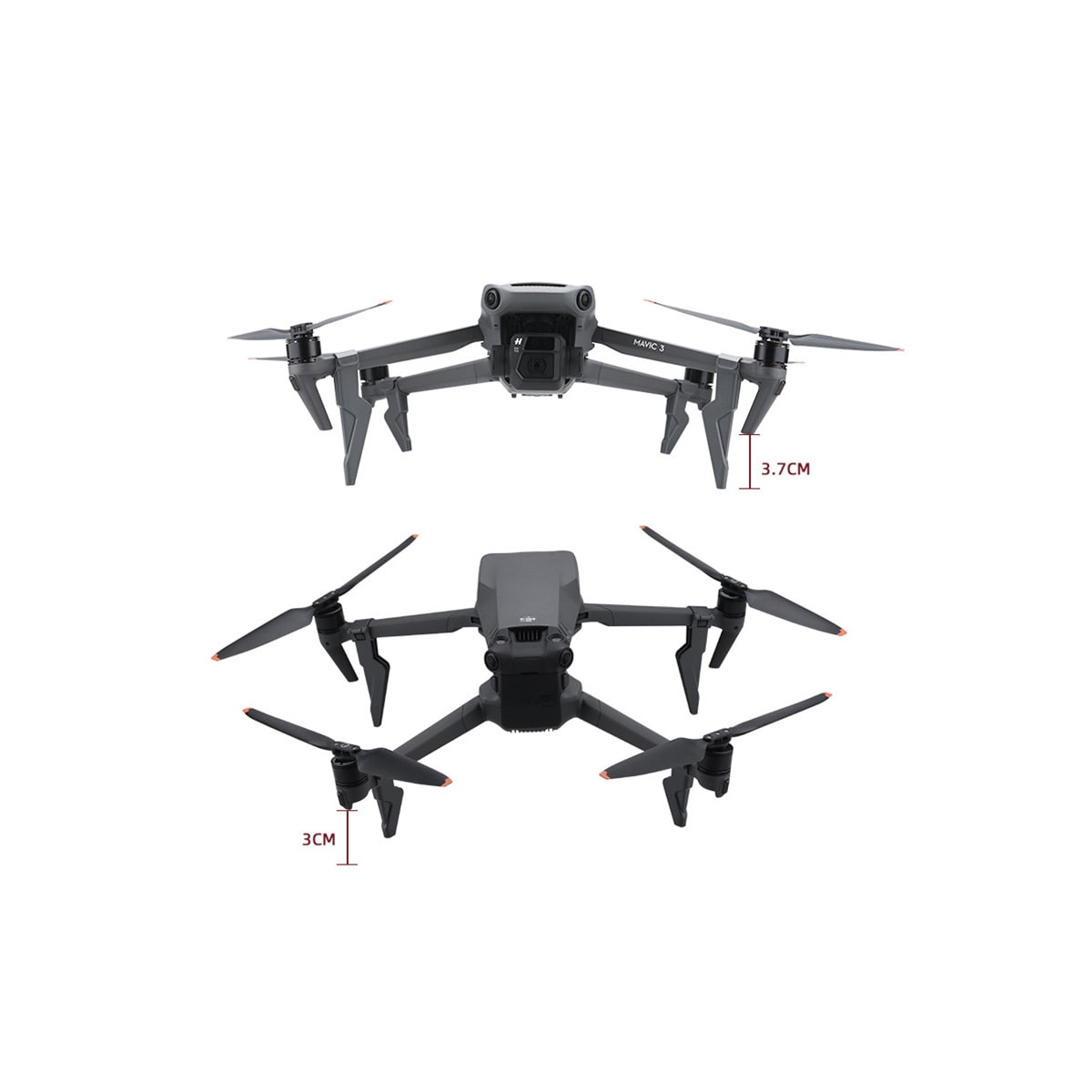 Høydeforlengende landingsutstyr for DJI Mavic 3/Mavic 3 Pro