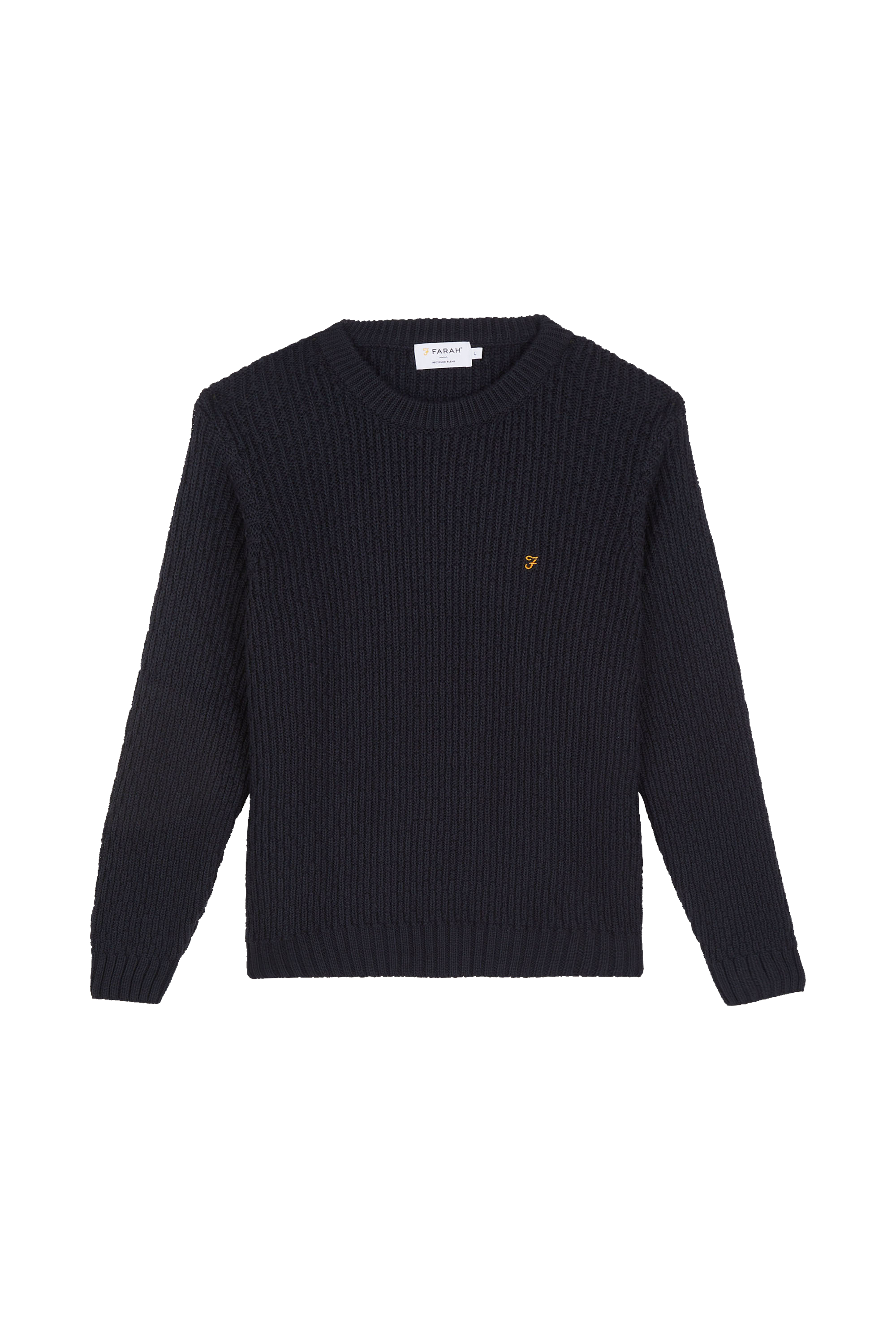 FARAH Pull PULL F4GFD005 PANUCCI TEXT 412 Bleu