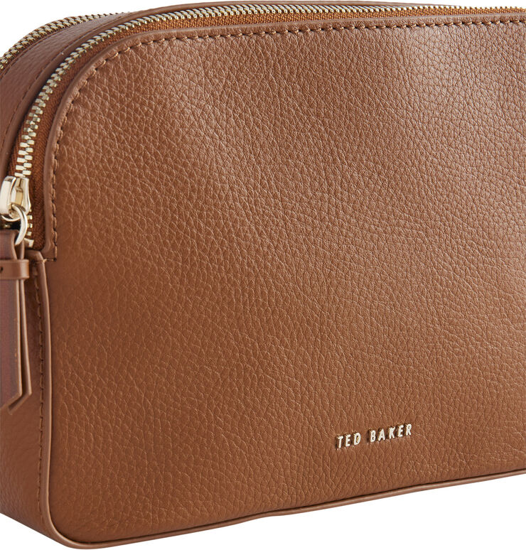Ted Baker DARCELO Branded Webbing Leather Cam Brn-choc