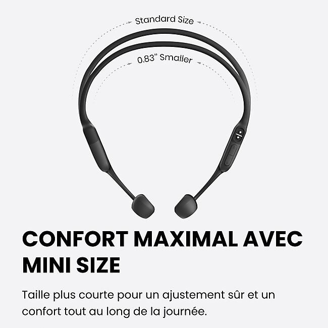 SHOKZ - CASQUE A CONDUCTION OSSEUSE OPENRUN MINI