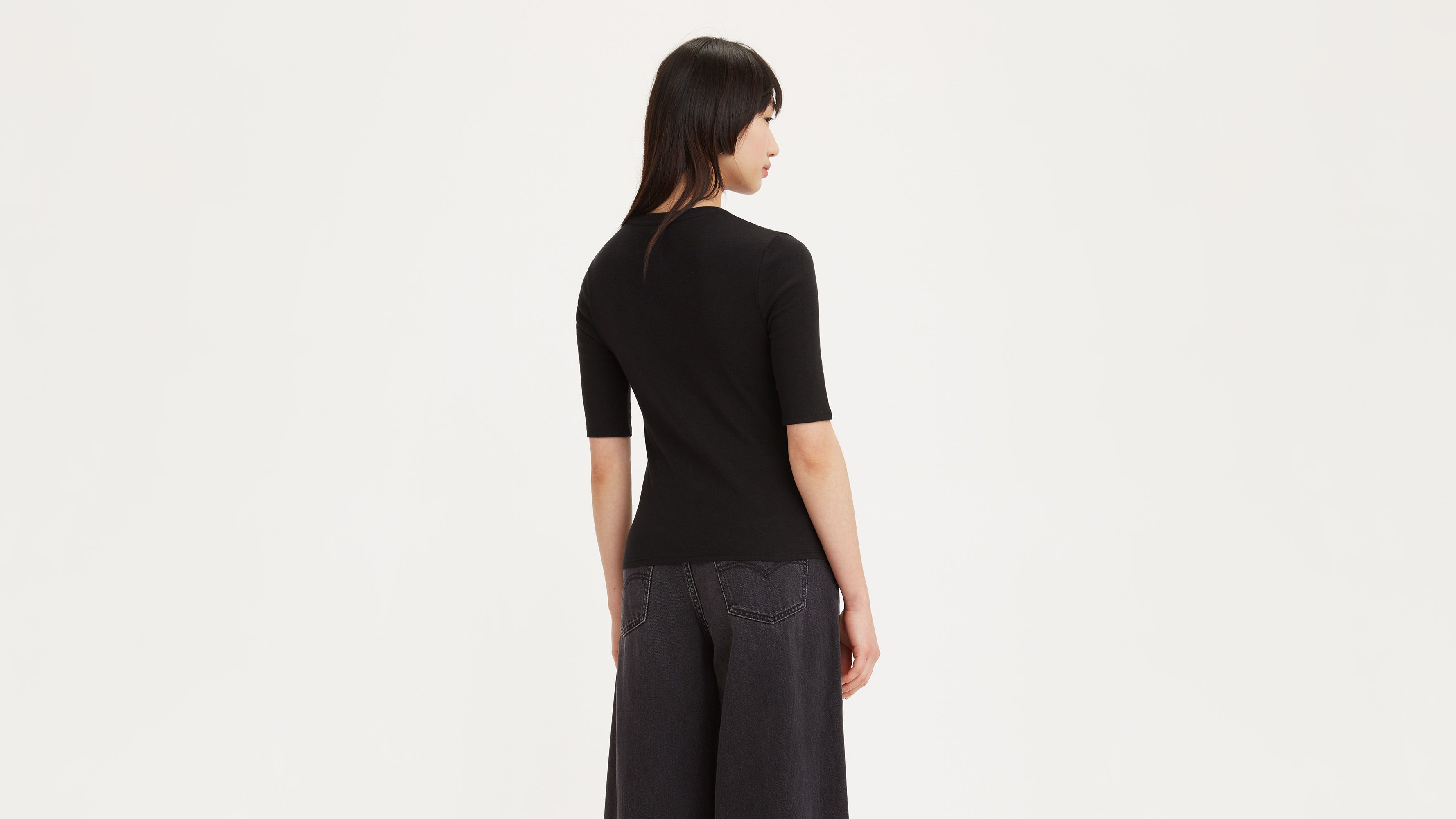 T-shirt Luca slim - Caviar Cotton - Noir