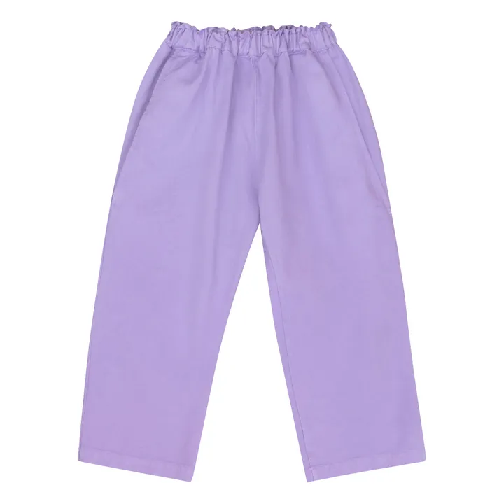 Bonnie & The Gang Pantalon Frits Coton Bio | Lavande