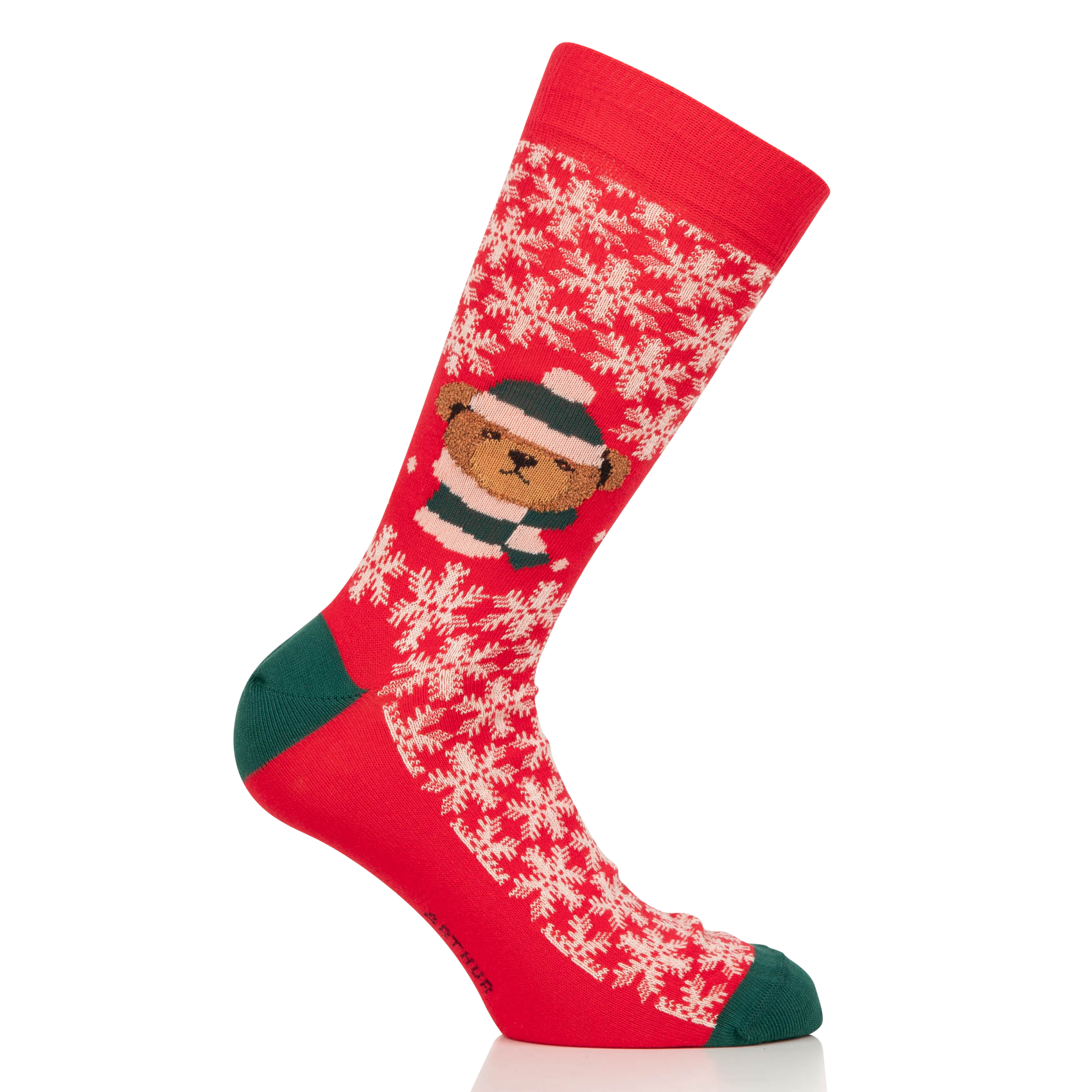 Chaussettes imprimé en coton mélangé | Rouge