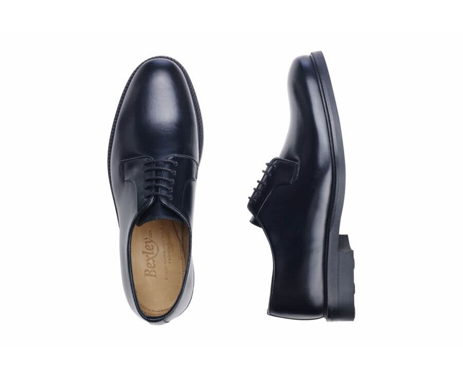 Derbies homme cuir Noir semelle gomme - MONTEREY GOMME CITY