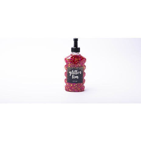 Konfetti lim 177ml rød