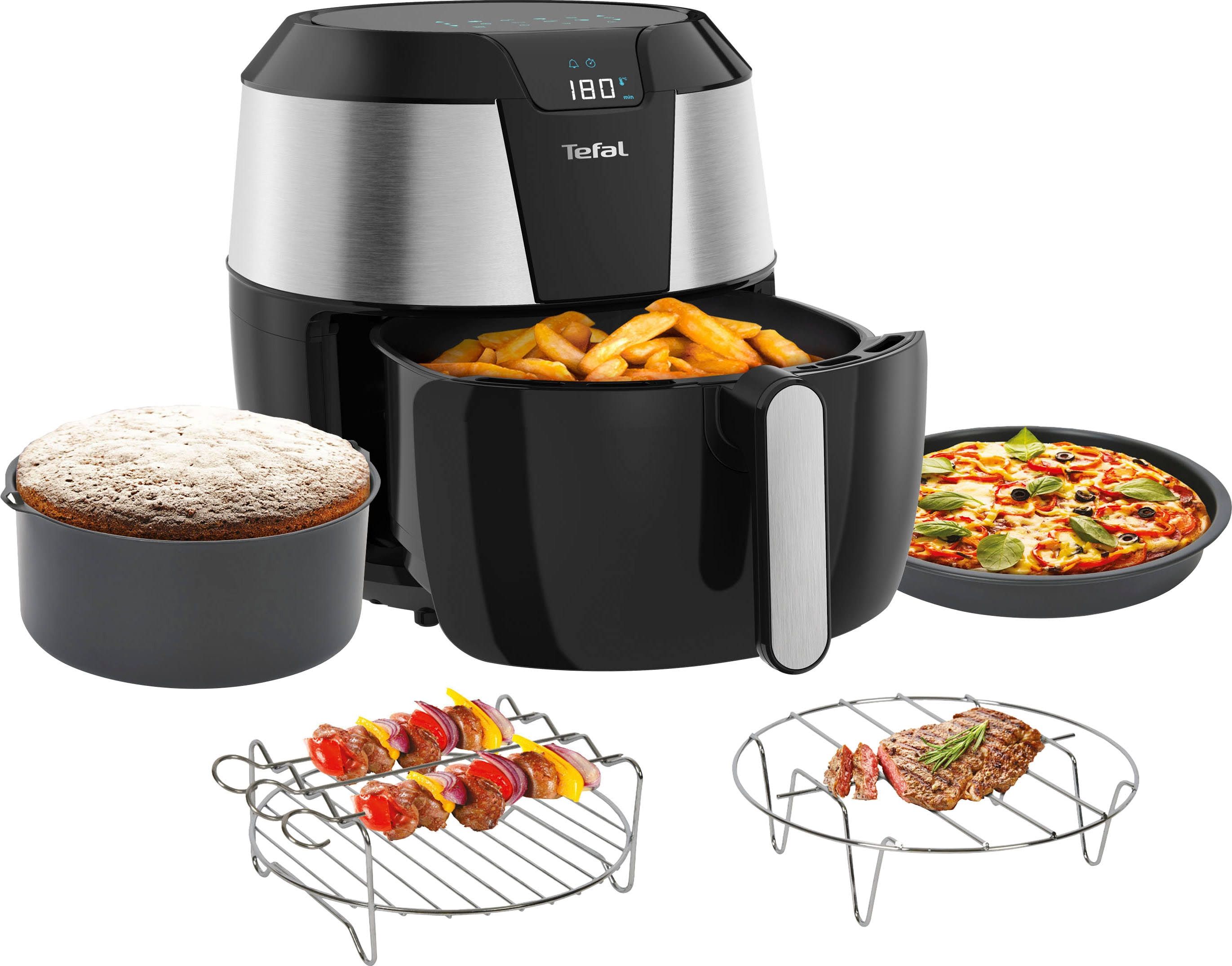 Tefal Heißluftfritteuse »EY701D.HERO Easy Fry XXL mit Zubehör-Set« 1850 W Fassungsvermögen 1,6 kg