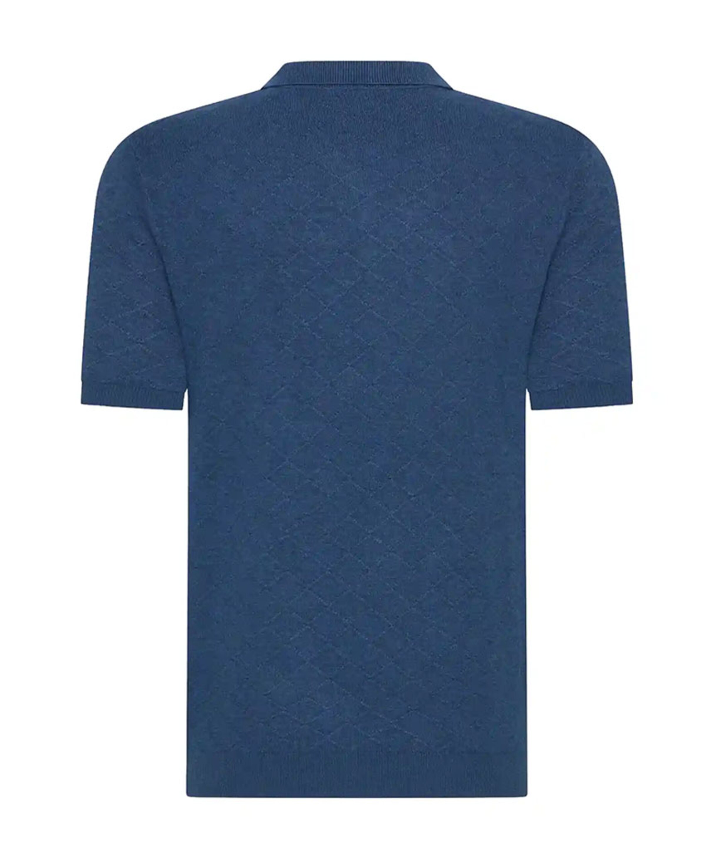 Blue industry Heren polo blauw