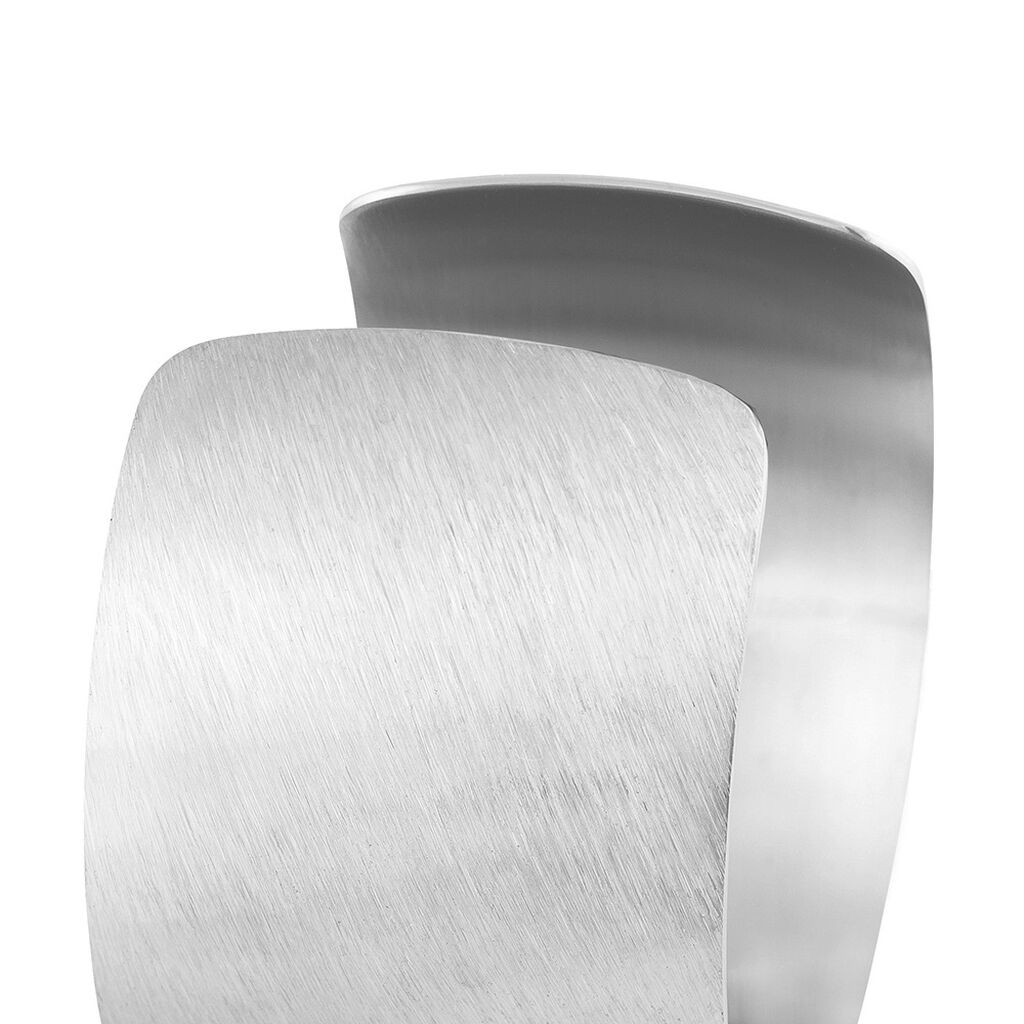 Bracelet Manchette Alexia Acier Blanc