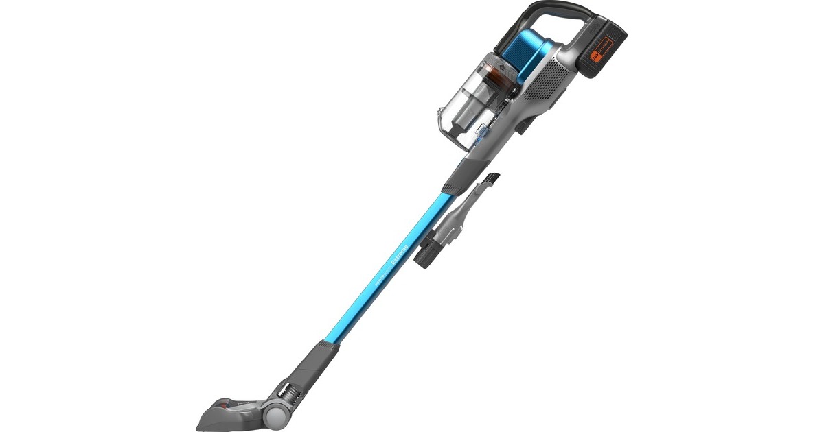 BLACK+DECKER36V 4-in-1 Steelstofzuiger  (Lichtblauw/grijs)