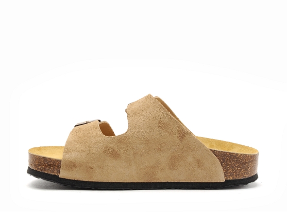 Plakton mules et sabots plats femme cp beta 340010 beige